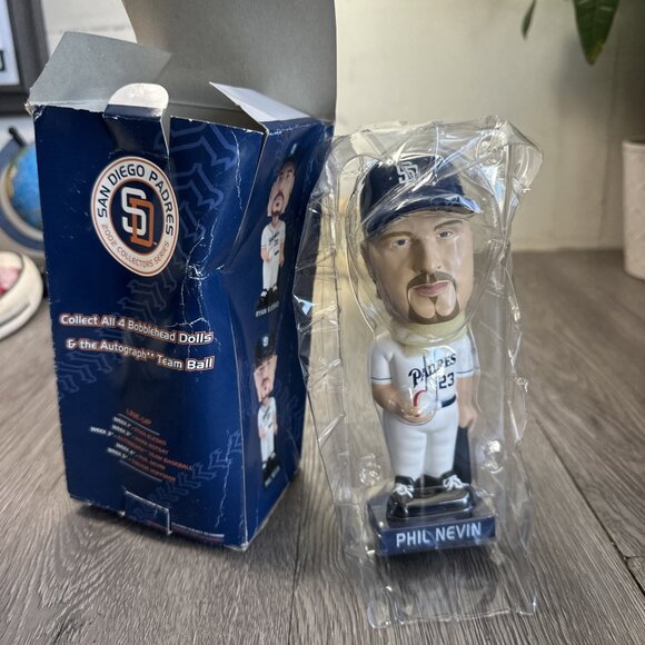 Padres MLB San Diego Baseball PHIL NEVIN Bobblehead #23 Collector Series 2002 - Picture 2 of 5